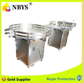 

Automatic Round Rotating Plastic Glass Bottle Feeding Accumulation Collecting Machine Packaging Turn Table For Unscramble