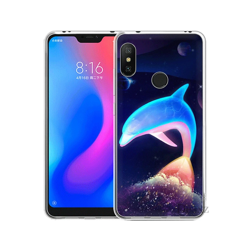 Чехол для мобильного телефона Redmi 3S 3 4 6 4A 4X 5A 7 7A K20 GO Pro Plus жесткий чехол Dolphin Cool Shell - Цвет: H6