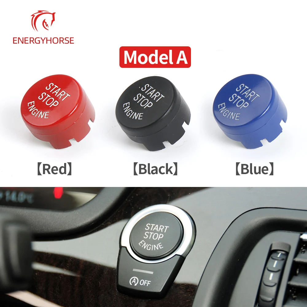 New Car Engine START Button Replace Cover STOP Switch Accessory Key Decor for BMW F10 F11 F06 F07 F02 F01 F30 F34 3 5 6 7Series