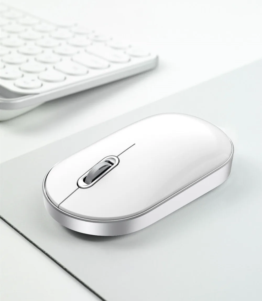 duplo portátil mouse conexão bluetooth ultra-fino elegante e leve mouse
