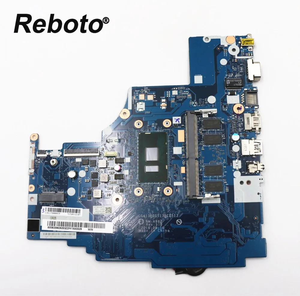 Материнская плата для ноутбука LENOVO ideapad 310-15IKB 5B20M29203 с i7-7500U процессором 4 Гб оперативной памяти NM-A982 DDR4 мб протестированная Быстрая
