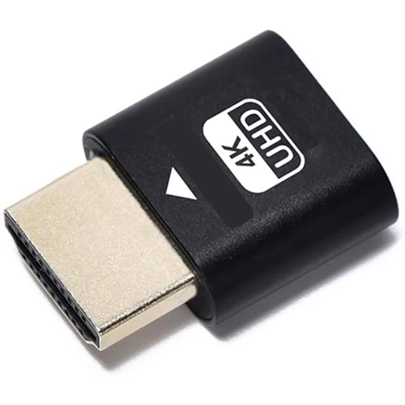 4K HDMI Dummy Plug Virtual Display Headless Ghost Emulator Adapter for Bitcoin Mining Description Image.This Product Can Be Found With The Tag Names Dummy plug headless ghost display emulator adapter, Hdmi dummy plug headless ghost display emulator