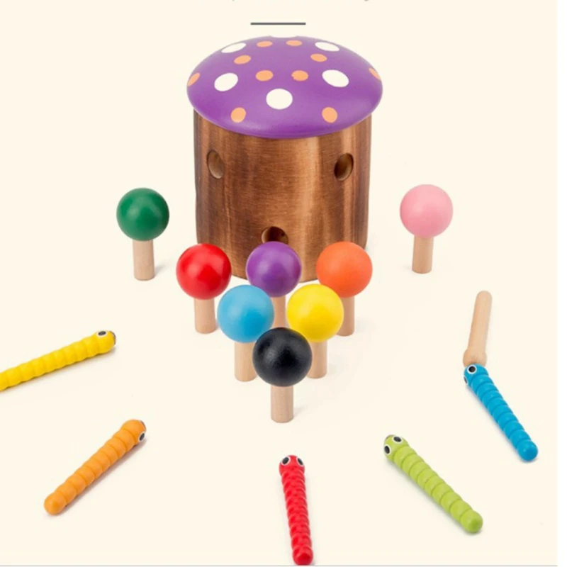 Wooden Nesting Toy Kit Baby Building Blocks Children Educational Toy Kids Intelligence Matching Game Toy Cognitive Sorter