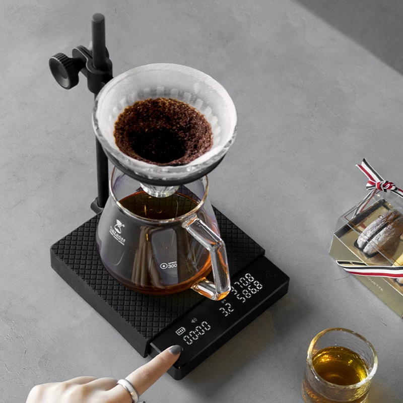 Timemore Black Mirror Scale Coffee  Espresso Coffee Scale Timer - Black  Scale Pour - Aliexpress