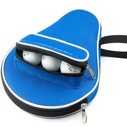 Professional Oxford Table Tennis Racket Case with Outer Zipper Bag for Table Tennis Balls Table Tennis Accessories