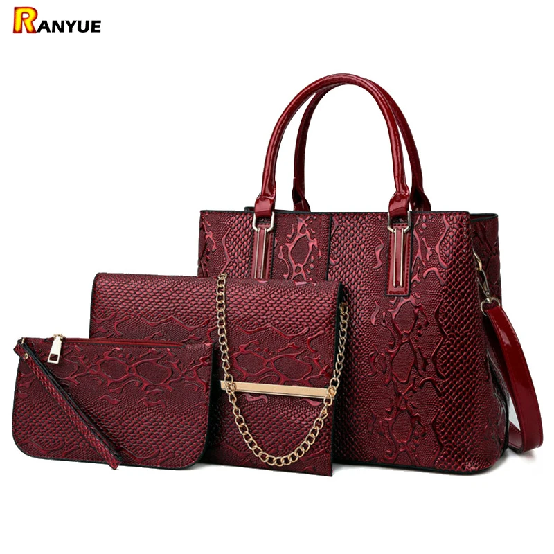 Роскошные сумки со змеиным принтом для женщин кожаные на цепочке плечо от