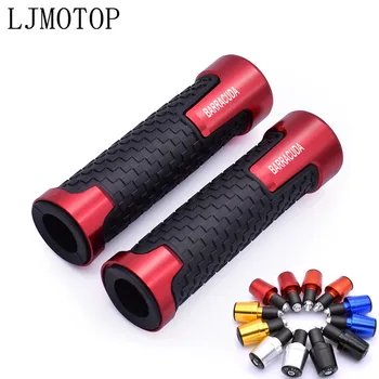 

Motorcycle Barracuda 7/8" Rubber Handlebar Grips Bar Ends Caps Plug For Moto Guzzi BREVA 750 1100 GRISO MGX21 GT8V NORGE 1200
