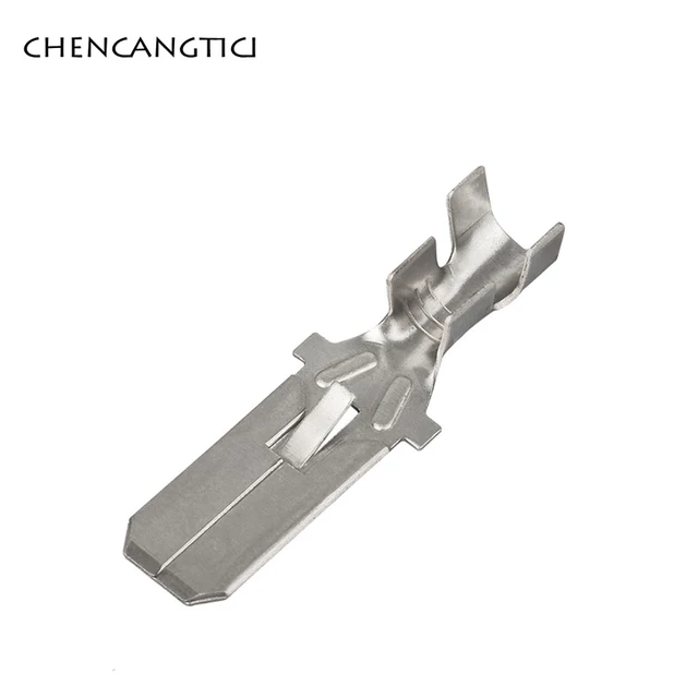 20 Pcs 9.5MM Tinned Automotive Copper Crimping Terminal Male Wire Harness Cable Connector Pins Car Terminals Plug DJ612-9.5×1.2C Follow me cheaper