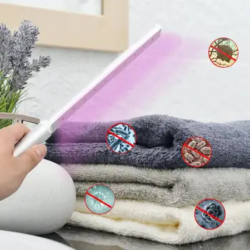 

UV Light Sanitizer Handheld Sterilizer Light USB Rechargeable UV Germicidal Lamp for Indoors Outdoors Disinfection