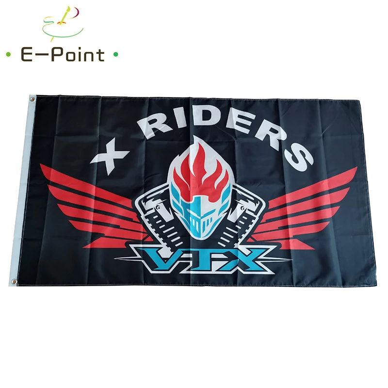 Флаг мотоцикла X Riders VTX размер 2 фута * 3 (60*90 см) 5 футов (90*150 рождественские