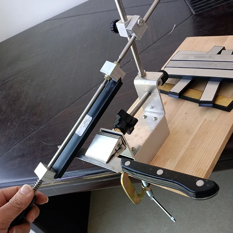 Точилка для кухонных ножей Sy ротационная точилка с 4 алмазными точильными камнями 200 500 800 1500 #|Точилки| |