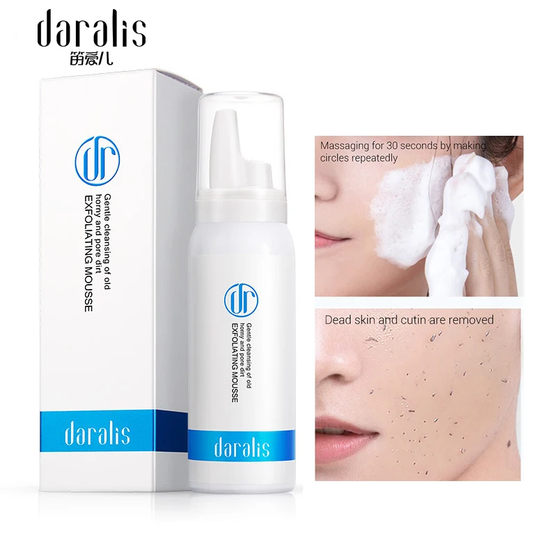 

60ml Face Peeling Exfoliating Mousse Shrink Pores Face Cleaner Removal Blackhead Facial Scrub Body Whitening Gel Skin Care