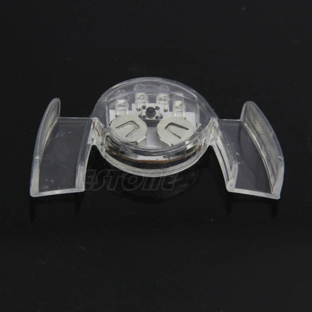 1X LED Light Mouth Guard Mouthpiece Flashing Piece Party glow in the dark up New