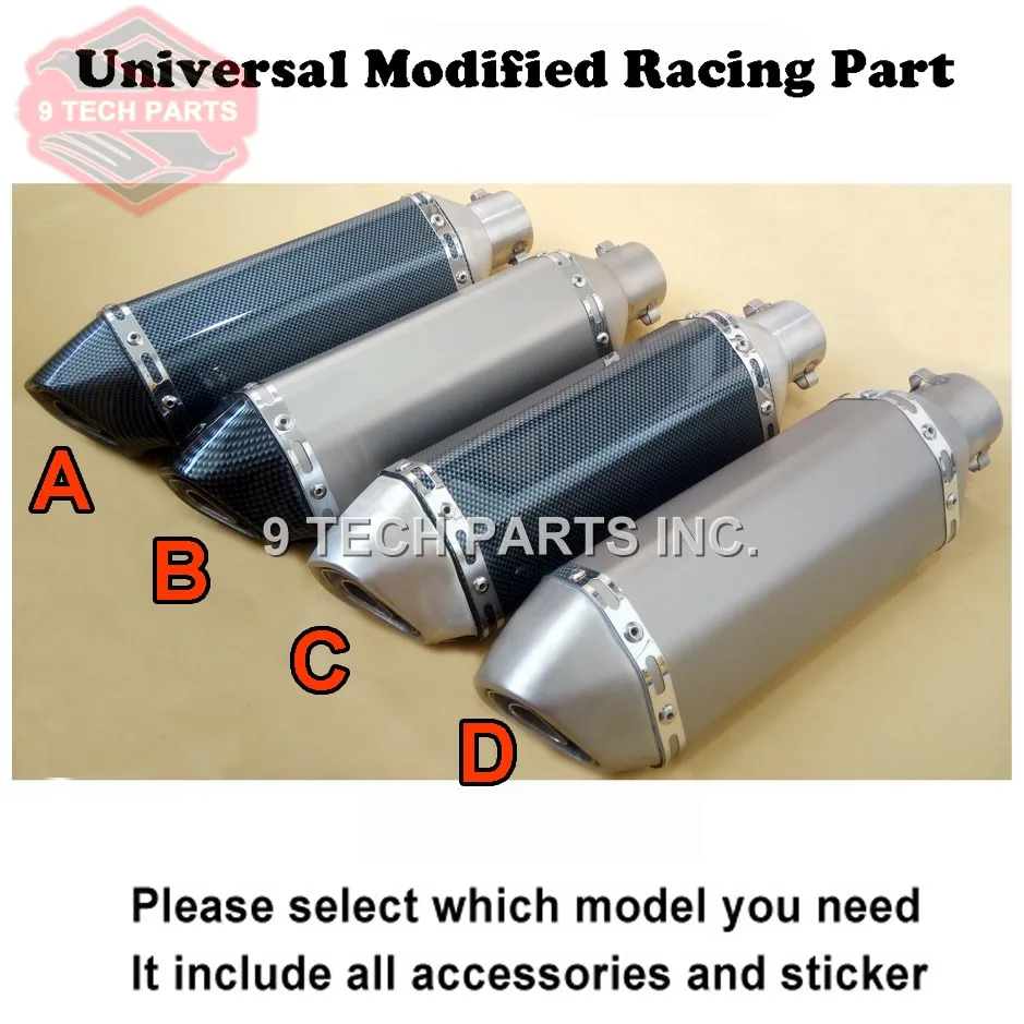 Universal Motor Modifikasi Laser Logo Balap Pipa Knalpot Moto