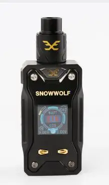 black kit SIGELEI SNOWWOLF диапазон макс 230 Вт Vape мод и RDA танк электронная сигарета комплект Xfeng мод комплект Vaporizador - Цвет: black kit