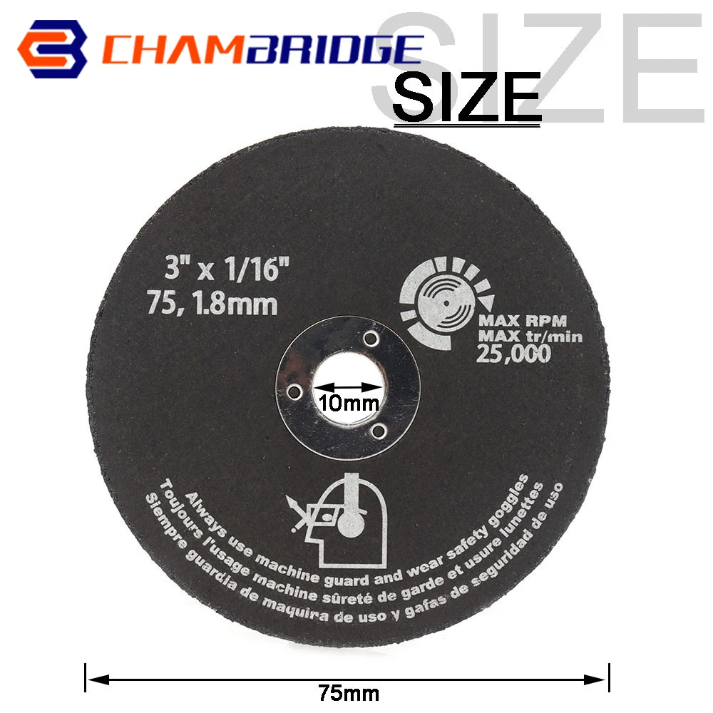 75mm Dremel Metal Cutting Discs 3inch Cut Off Wheels For Metal Stainless Steel Abrasive Grinding Wheel Milling Cutter 10mm Bore,cutting disc,abrasive wheel,grinding wheel