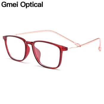 

Gmei Optical Ultralight TR90 Women Glasses Frame Female Square Prescription Eyeglasses Myopia Optical Frame Spectacles M3059