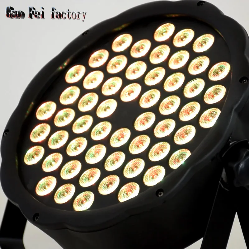 4 Piec 54x3w Led RGB 3в1 DMX512/Auto/Sound/Master Slave control Par Light