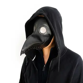 

Anti-pollution Protective Respirator Steampunk Doctor Long Bird Beak Face Mask Cosplay Costume Halloween Party Props