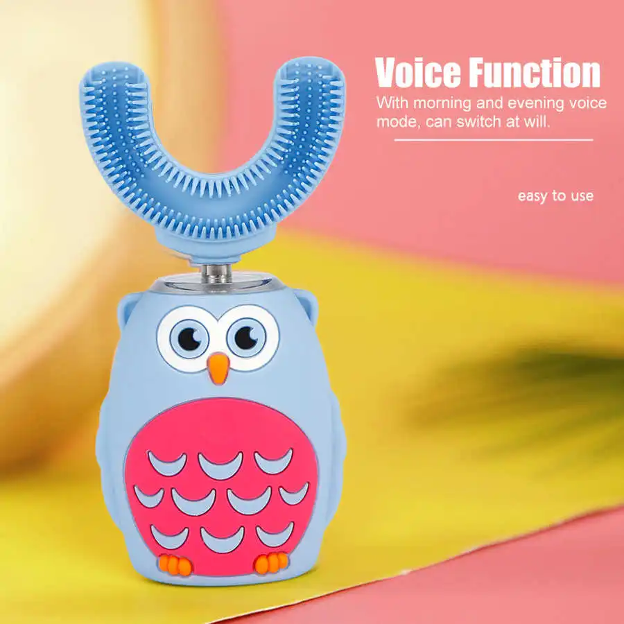 Intelligent Automatic Electric Toothbrush for Children USB Rechargeable -Shaped Electric Toothbrush Kid Teeth Cleaning Tools Intelligent Automatic Electric Toothbrush for Children USB Rechargeable -Shaped Electric Toothbrush Kid Teeth Cleaning Tools
