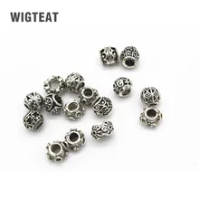 Ретро Сплав viking волос оплетка Dread борода дредлок бусины 9 вариантов кольца трубка для волос аксессуары