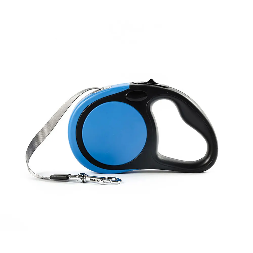 

5M Non Slip Automatic Retractable Lead Traction Rope Portable Nylon Durable Jogging Pet Leash Walking Universal Push Button Dog