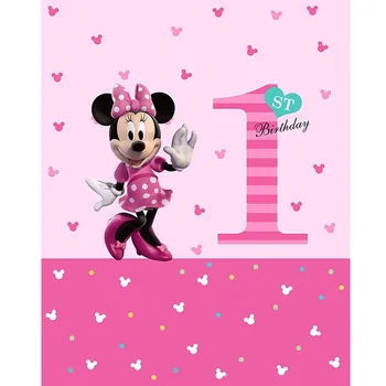 

Cartoon girl Photography Backdrops Baby Shower Birthday Party Background Photo Studio Props