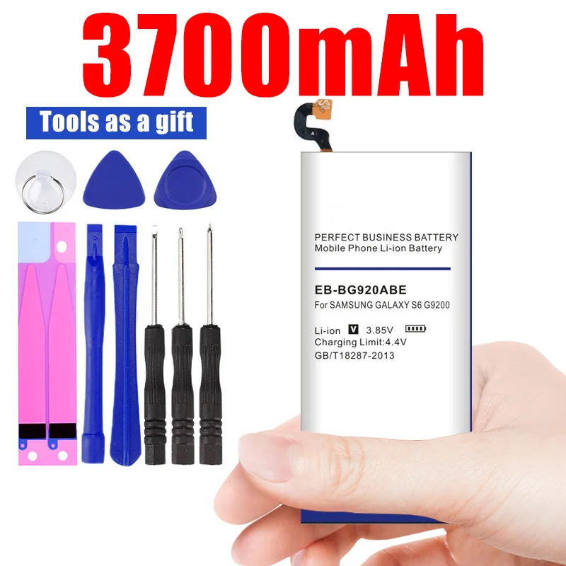 Замена Батарея EB-BG920ABE для samsung GALAXY S6 SM-G920 G920F G920i G920A G920S G920L G920K G920F G9208 G9209
