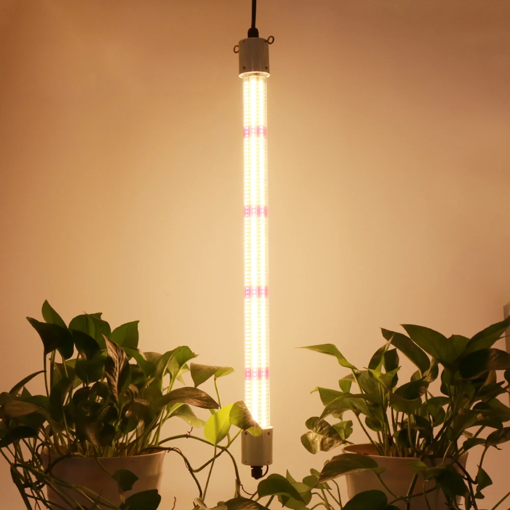 360 ° светодиодный светильник для выращивания, полный спектр, водонепроницаемый IP65 теплый светильник, лампа для выращивания растений, цветов, томатов, овощей, тент для выращивания