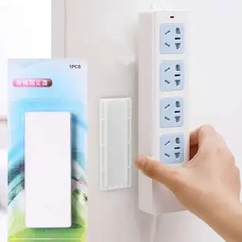 

Self-Adhesive Socket Cable Wire Organizer Wall-Mounted Desktop Power Strip Holders