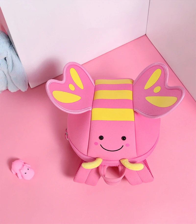 NOHOO школьные сумки для девочек 3D бабочка школьный рюкзак Детская сумка mochila infantil