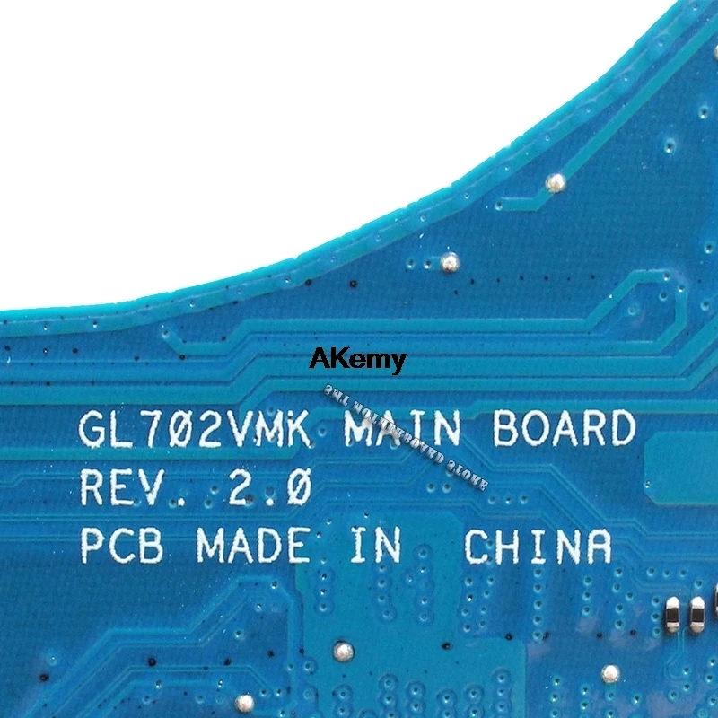 GL702VM материнская плата для ноутбука ASUS GL702VMK GL702VML GL702VM Материнская плата ноутбука GL702VM материнская плата i5-6300HQ GTX1060-6GB
