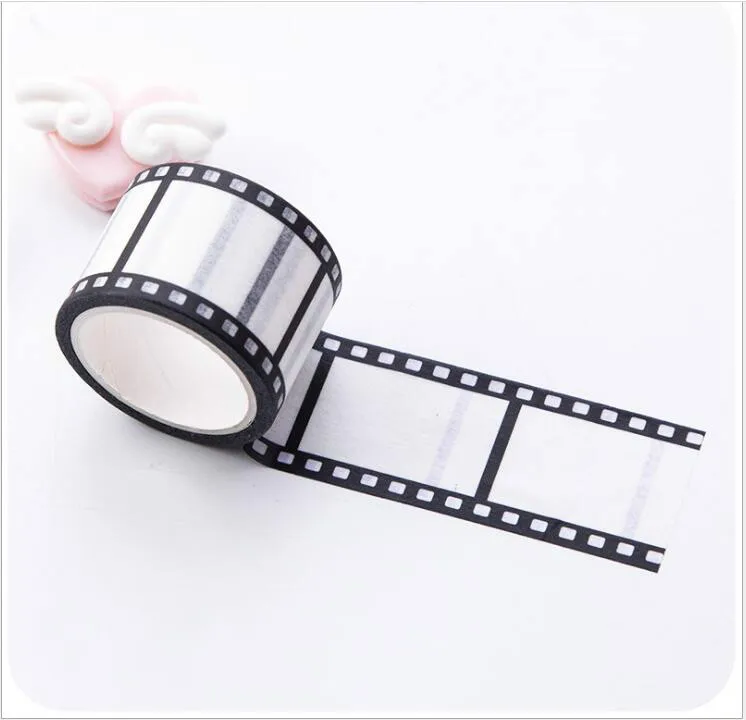 Cinta adhesiva Washi de 1x15mm, cinta adhesiva de bricolaje, cinta adhesiva de 10 M, Cuenta de mano