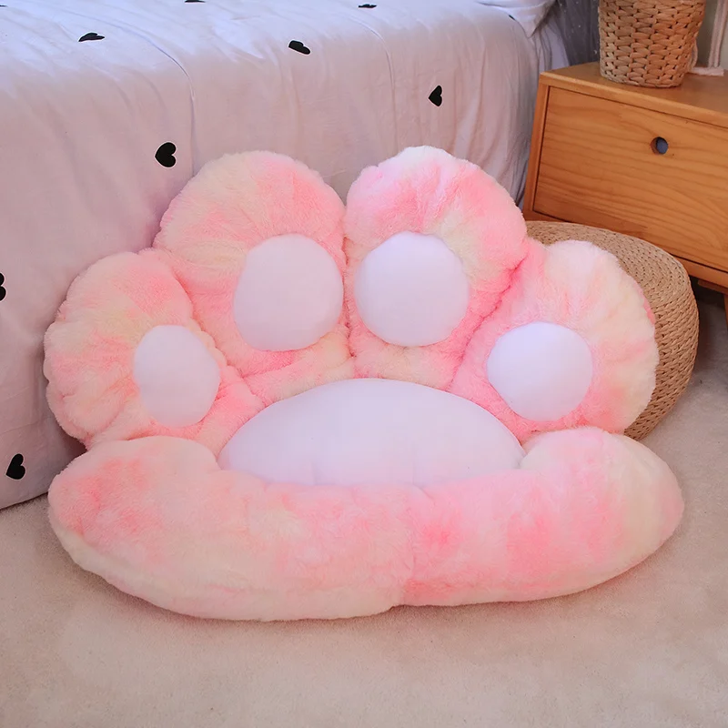 Coussin peluche patte de chat - Coussins et housses - au-chat-heureux