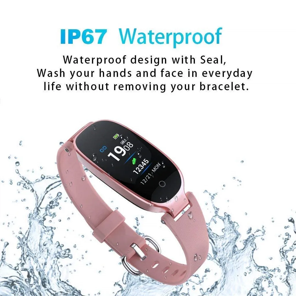 S3 Plus, женские Смарт часы, водонепроницаемые наручные часы, монитор сердечного ритма, умный браслет, спортивный браслет, Reloj Inteligente Mujer