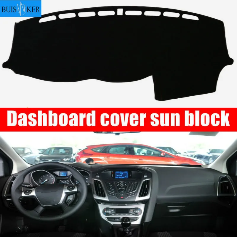 

for Ford Focus 3 MK3 2012 2013 2014 2015 2016 2017 2018 Car Dashboard Cover Dash Mat Dash mat Dash Board Cover Pad Sun Shade