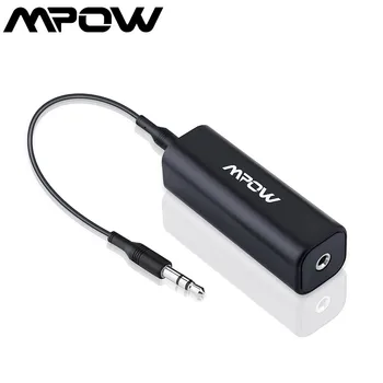 

Mpow Noise Lower Ground Loop Noise Isolator Buzzing Cancelling for Car Audio System / Home Stereo Music with 3.5mm Audio Cable