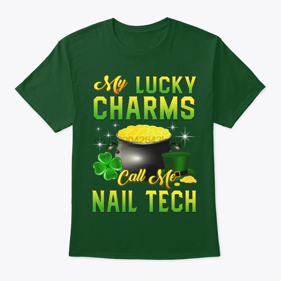 Camiseta para hombre My Lucky Charms Me Tech camisetas para mujer| - AliExpress