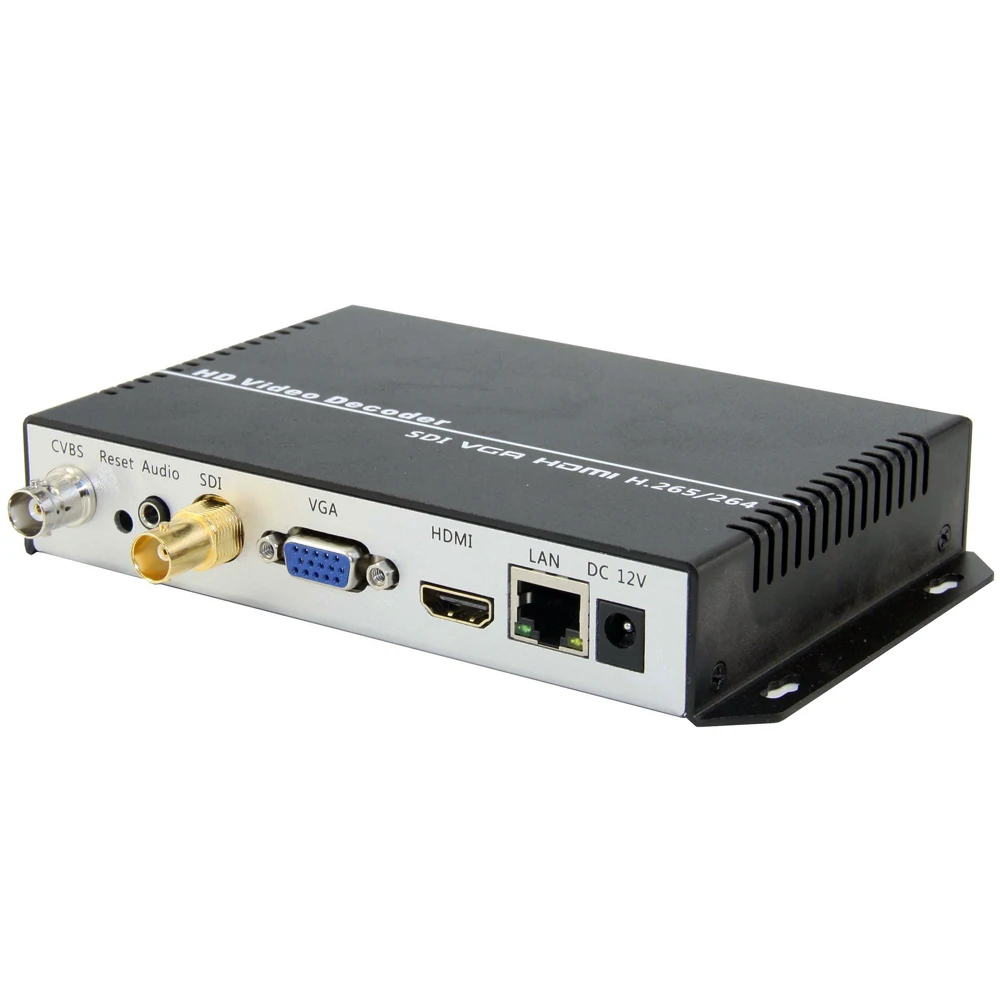 4K H.265 H.264 SDI HDMI VGA CVBS декодер HD видео аудио IP потоковый IP декодер для камеры для декодирования HTTP RTSP RTMP UDP HLS