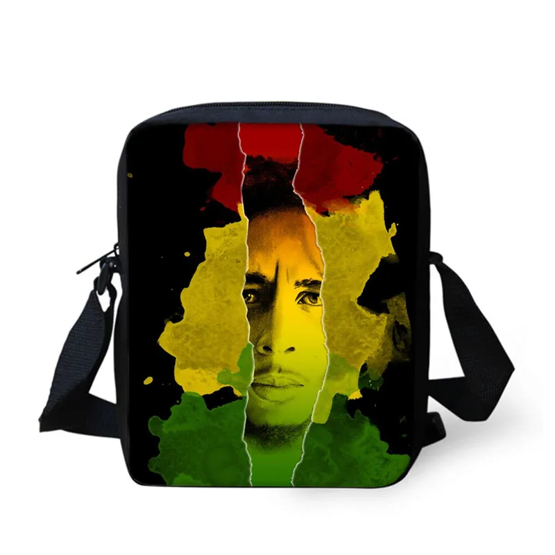 THIKIN модные мини женские сумки через плечо Bob Marley, повседневная мужская сумка через плечо, музыкальная звезда, регги, персонаж, напечатанная сумка-мессенджер - Цвет: as picture