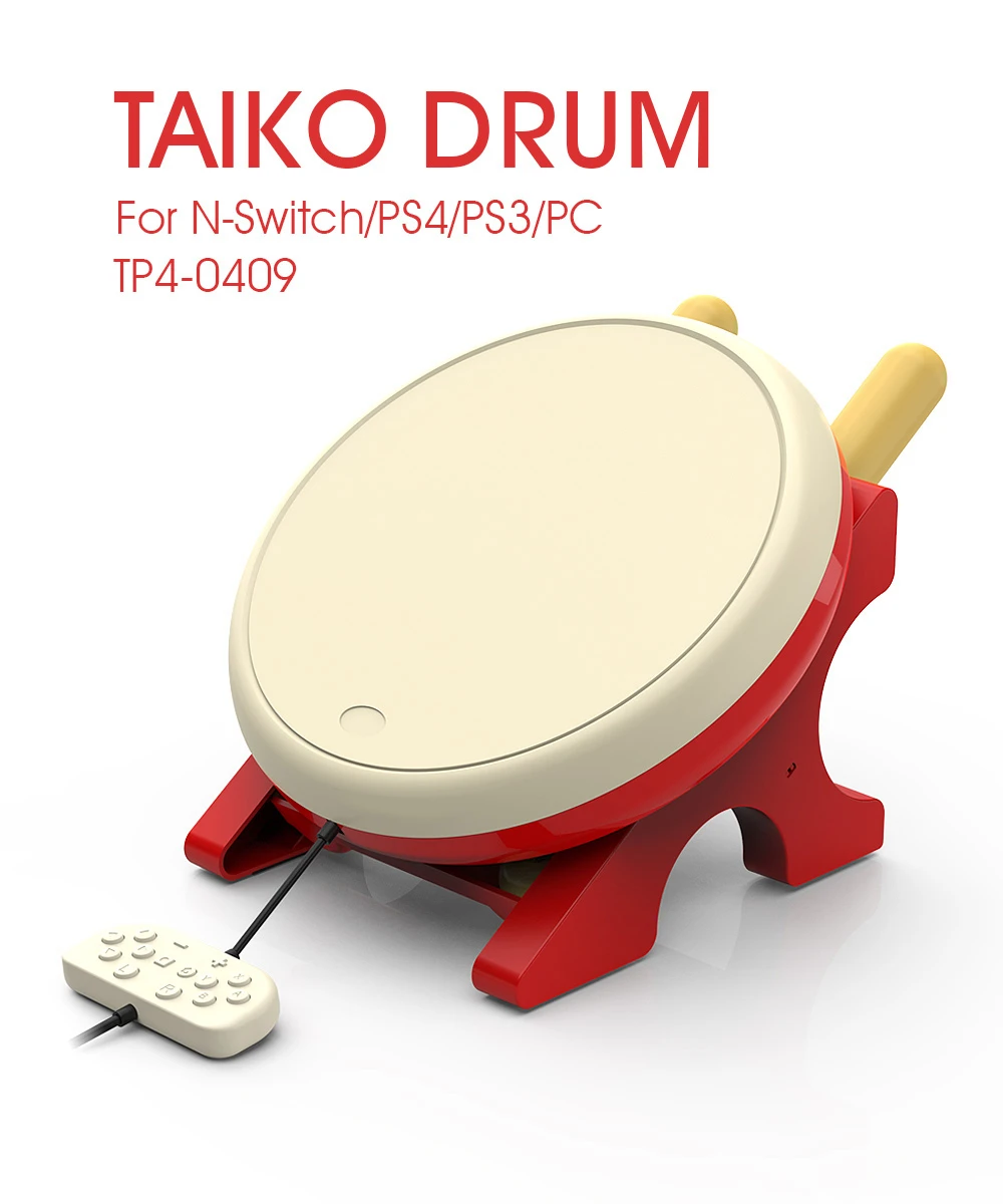 Gaming Drum For NS Joy-Con video game Taiko Nintendo Switch PS3 PS4 PC no Tatsujin Video Game Accessories | Электроника
