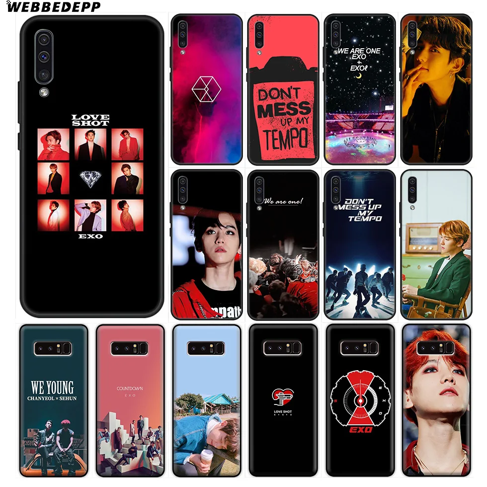 Мягкий силиконовый чехол Exo K Pop Baekhyun для Samsung Galaxy A50s A40s A30s A20s A10s Note 8 9 10 Plus |