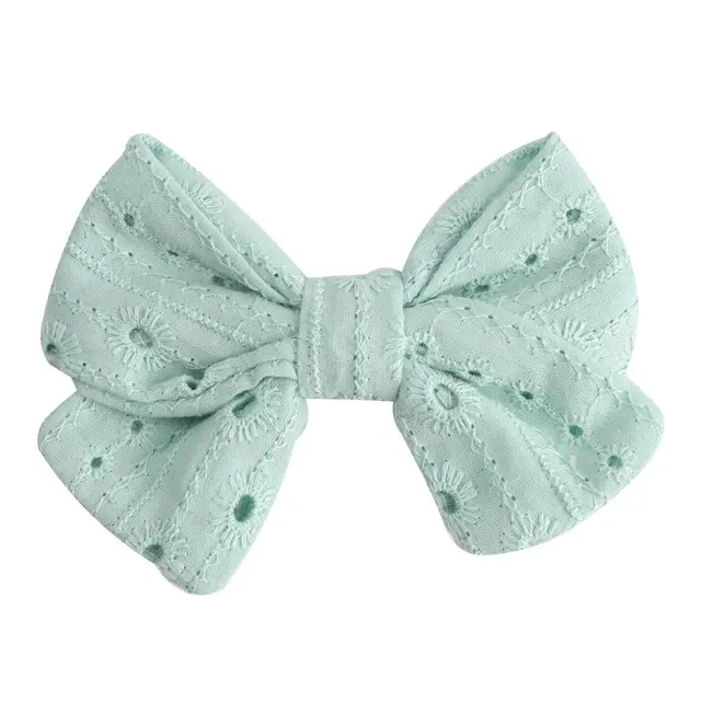 Elegant Chiffon Big Bow Spring Hair Clip Fashion Print Floral Hair Barrette For Women Girls Sweet Hairclip Hair Grip Accessories type 33