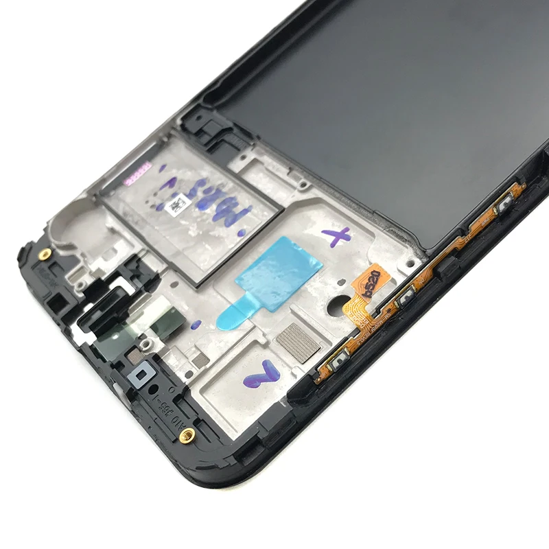 Для samsung A10 A105F задняя крышка чехол батарея задний корпус передний корпус с объективом камеры