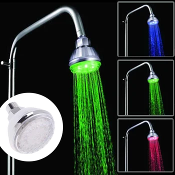 

Rainbow Bather Led Nozzle Shower Nozzle Luminous Shower Head Light Automatically Changing Colors Showerhead K888