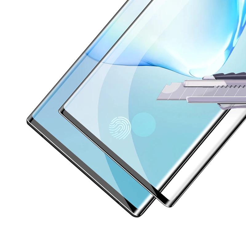 50D закаленное стекло для samsung Galaxy Note 10 Pro 5G S10 стекло Полный Клей протектор экрана для samsung Galaxy Note 8 9 10 Plus 5G