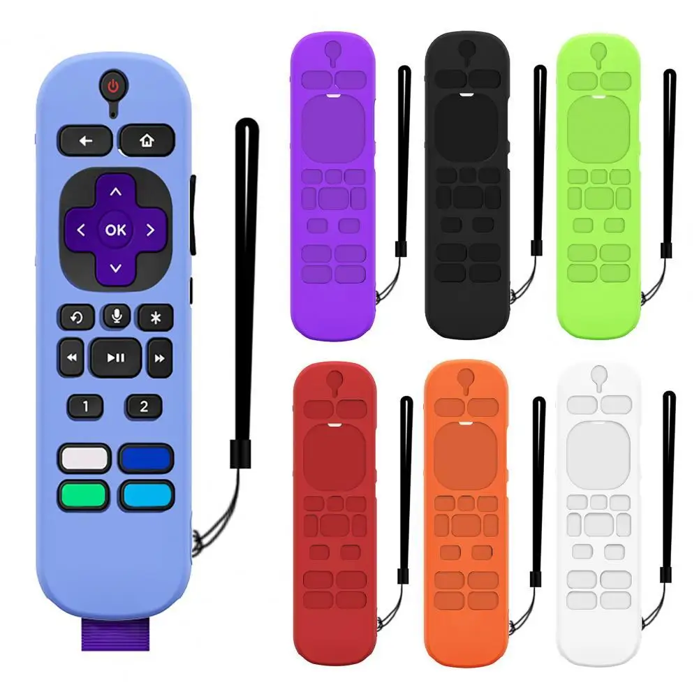 Protective Case Waterproof Shock-proof Top Opening Remote Control Replaceable Pad for TCL-Roku Voice Pro | Электроника