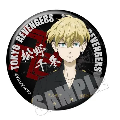 Anime Tokyo Revengers Cosplay Badges Manjiro Ken Takemichi Hinata Atsushi Chibi Costumes Accessories Kawaii Pins Broches Gifts 8