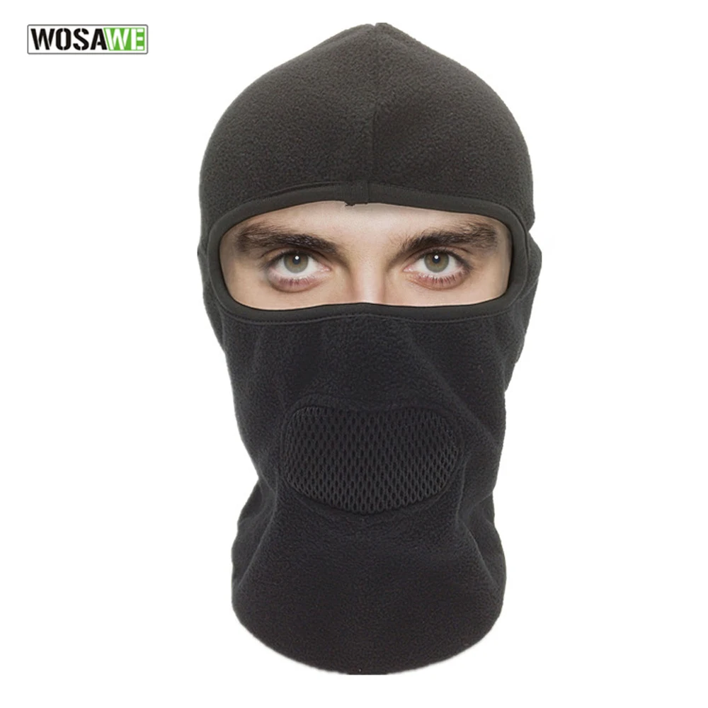 WOSAWE, Зимняя Теплая Флисовая Балаклава, маска для лица, теплая, для велоспорта, с капюшоном, для лайнера, для спорта, катания на лыжах, велосипедах, шарфы для сноуборда, щит