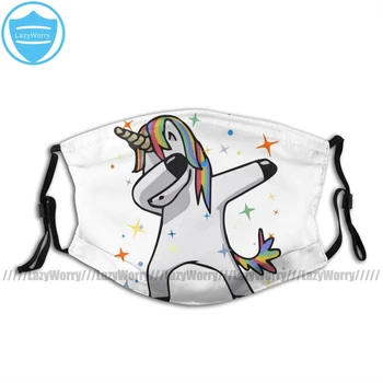 

Unicorn Mouth Face Mask Original Unicorn Dab Facial Mask Kawai Cool with 2 Filters for Adult